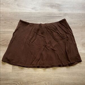 American Eagle Outfitters Chocolate Mini Skirt